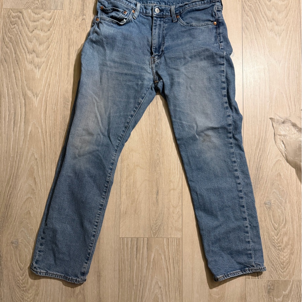 Men's Classic Blue Straight Jeans‎